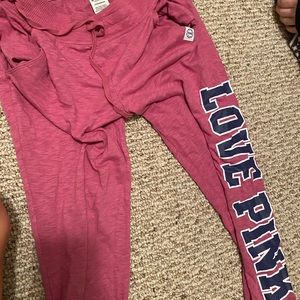 Love pink sweatpants